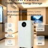 15.3kWh Wheeled Floor‑Standing Home Energy Storage Battery 51.2V 300Ah Solar Backup Power