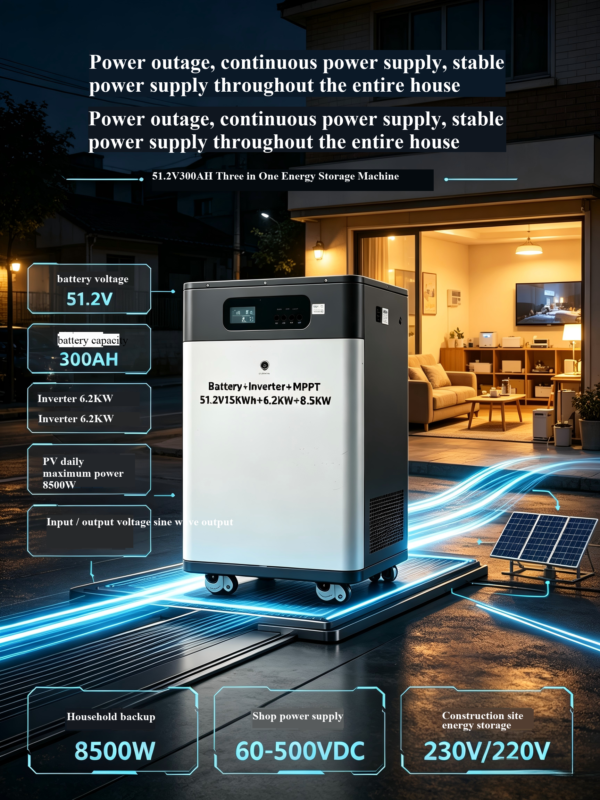 【译文图片】参数3 15KWh All‑in‑One Energy Storage Power Station